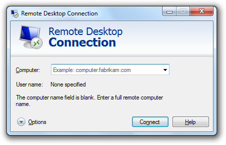 Remote Desktop Connection